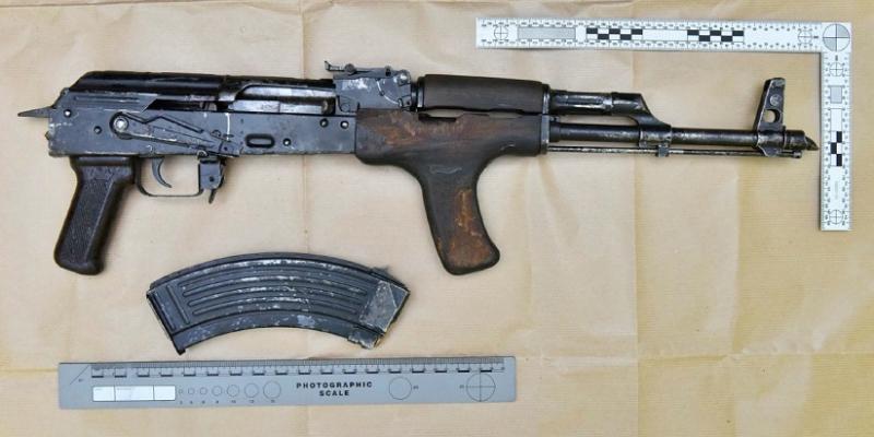 Two men charged with possessing AK-47 assault rifle remanded 