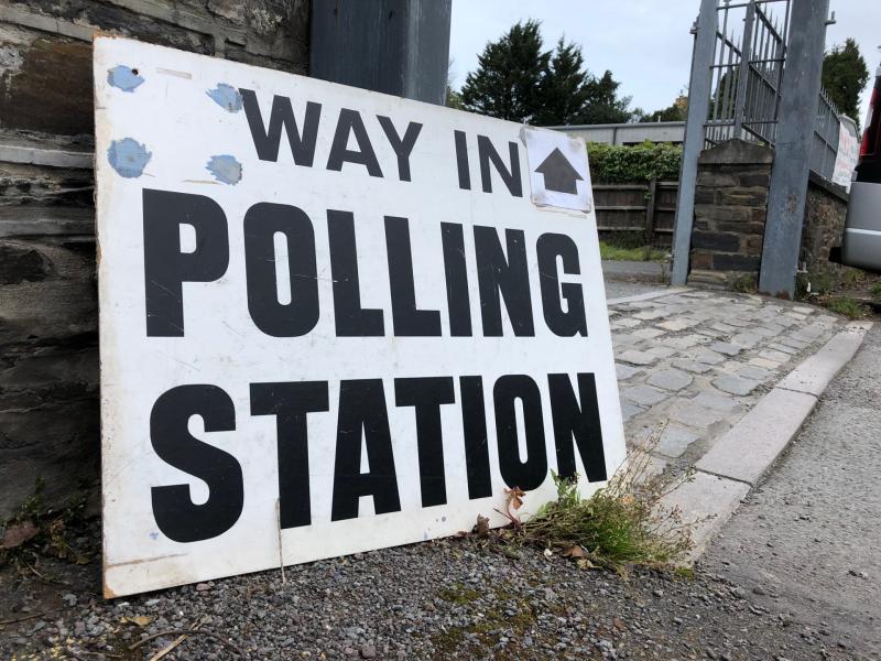Derry polling station