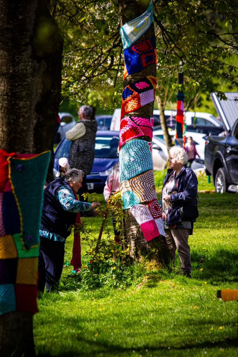 Limavady Yarnbombers invited to contribute to prestigious Italian festival