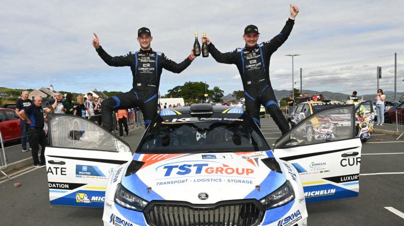 Callum Devine and Noel O'Sullivan win Donegal Rally for the second year in-a-row