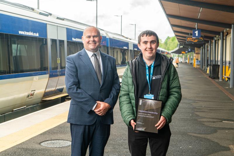 Full steam ahead for Co. Derry Travel and Tourism student after winning national award