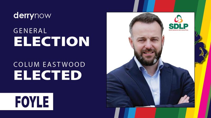 General Election 2024: SDLP leader Colum Eastwood retains Foyle seat
