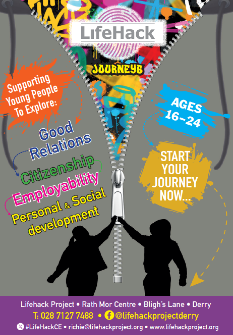 Creggan Enterprises&rsquo; Lifehack Project offers dedicated PeacePlus programme for young people