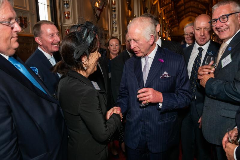Magherafelt Henry Brothers attends The King's Awards for Enterprise Reception at Windsor Castle