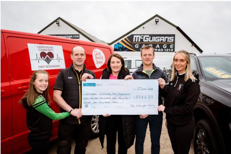 Swatragh man's 50th birthday fundraiser raises more than £17,000 for local charities