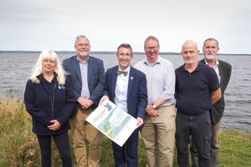 DAERA Minister Andrew Muir meets key stakeholders at Lough Neagh following launch of 37-point action plan
