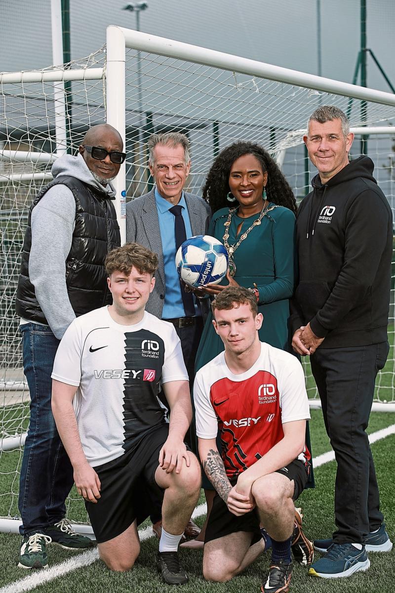 Rio Ferdinand Foundation launches cross community youth project in Derry