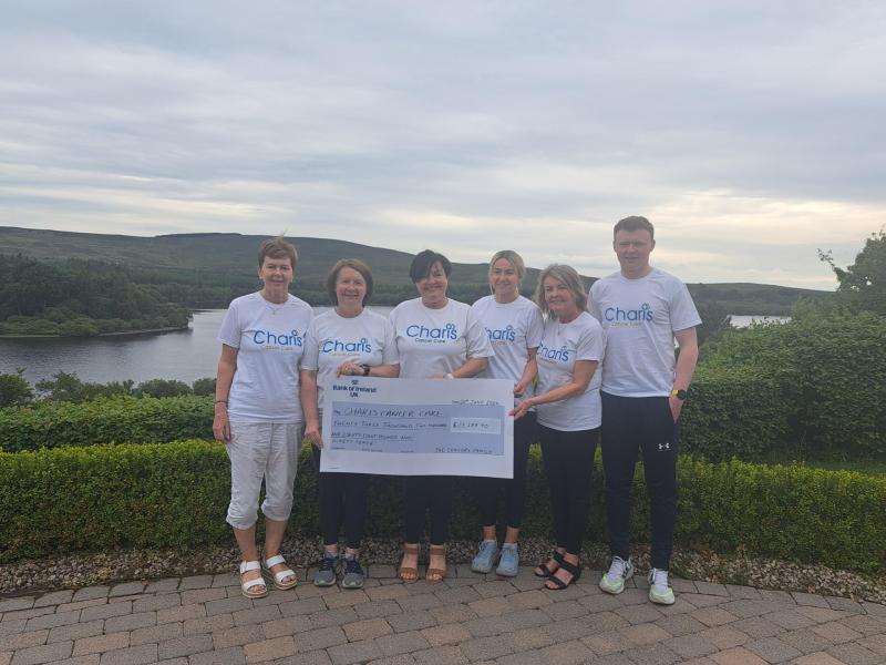 Maghera family's 100 mile walk challenge for Charis raises more than £23k in memory of Donal Convery