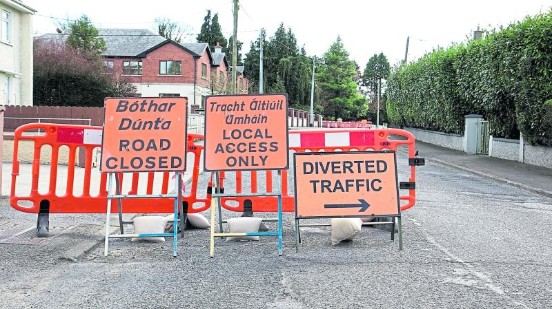 Possible traffic delays in Muff due to road works