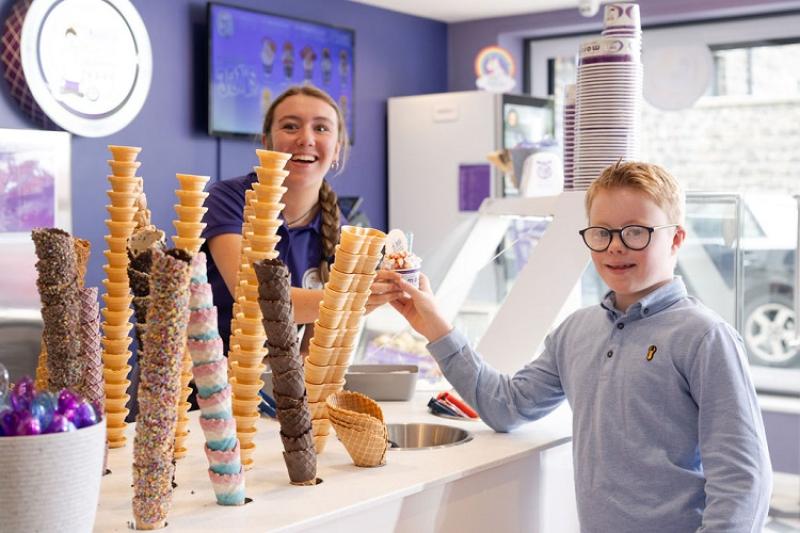 Young model Lorcan the star of Causeway Coast and Glens Council's inclusive campaign