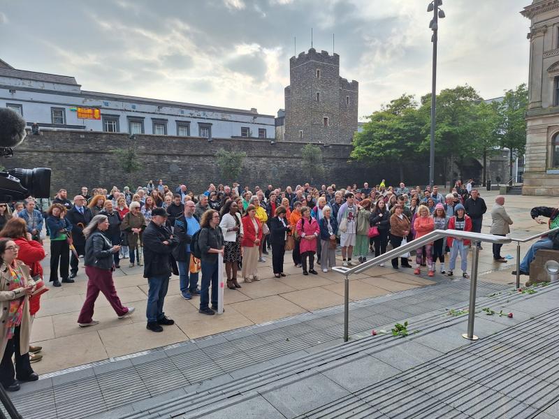 Vigil held in Derry for two woman killed - Sophie Watson and Montserrat Martorell