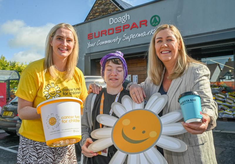 Castledawson store welcomes back Community Coffee Morning to mark beginning of Childhood Cancer Awareness Month