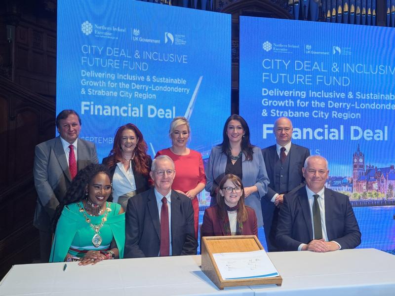 Day of celebration for Derry as city growth deal is signed