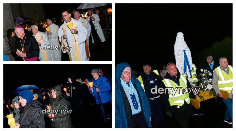 PICTURES: Candlelight Procession for the Visit of the Relic of St. Bernadette