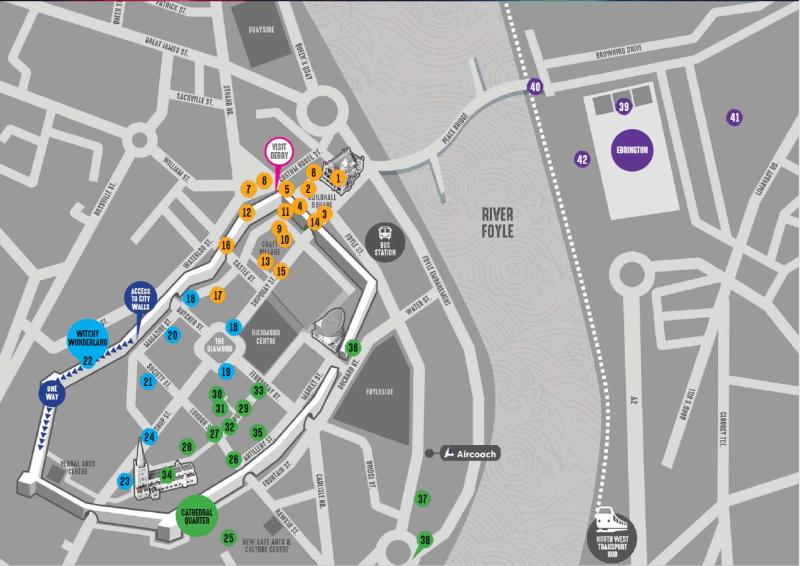 Plan your Walled City Trail experience in Derry this Halloween