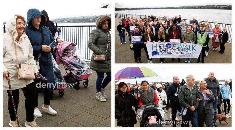 PICTURES: Hope Walk to Guildhall to raise awareness around suicide