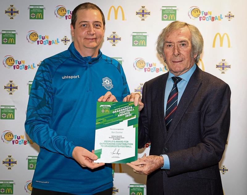 Derry man announced as finalist for People’s Award at IFA Grassroots Football Awards