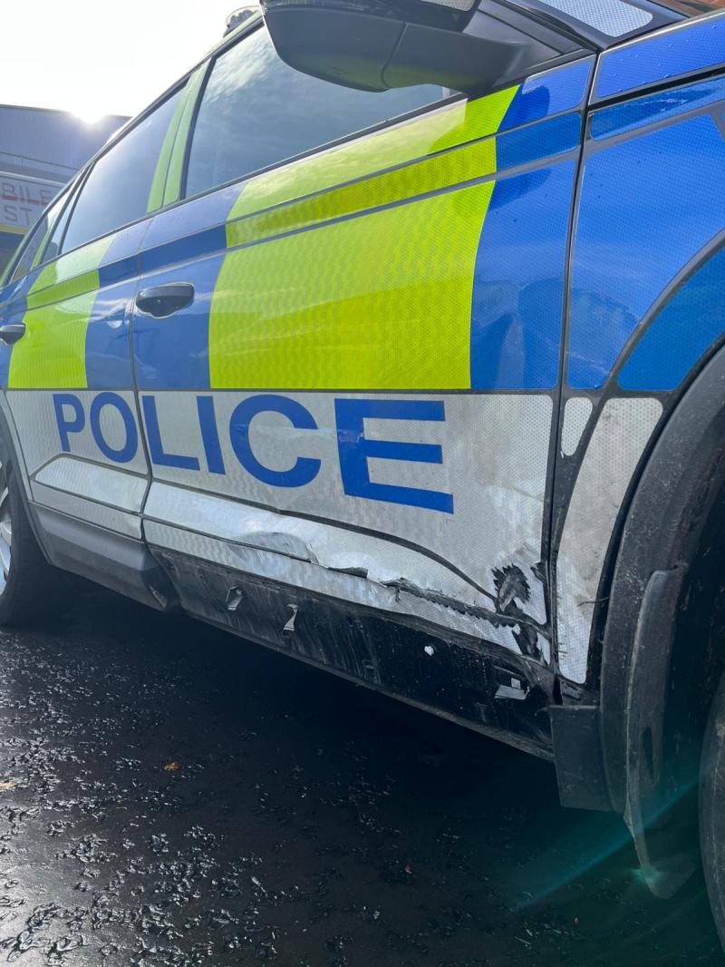 Two PSNI officers injured after vehicle rammed in Derry