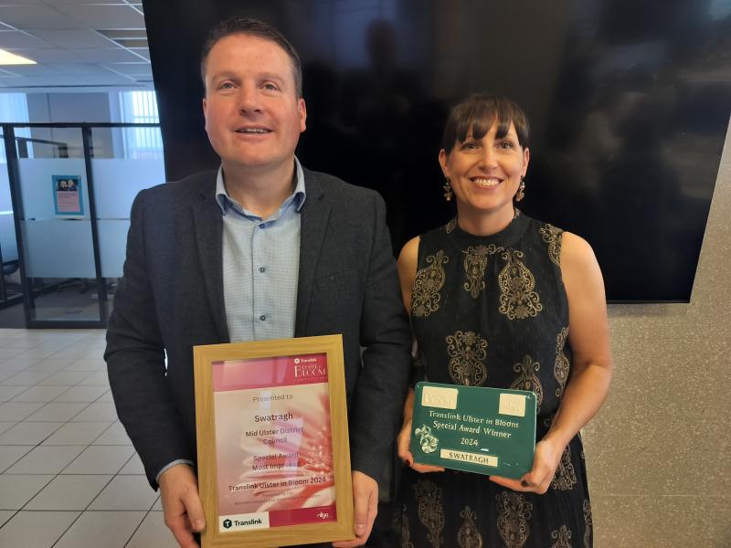 Swatragh wins Most Improved accolade at Ulster in Bloom 2024