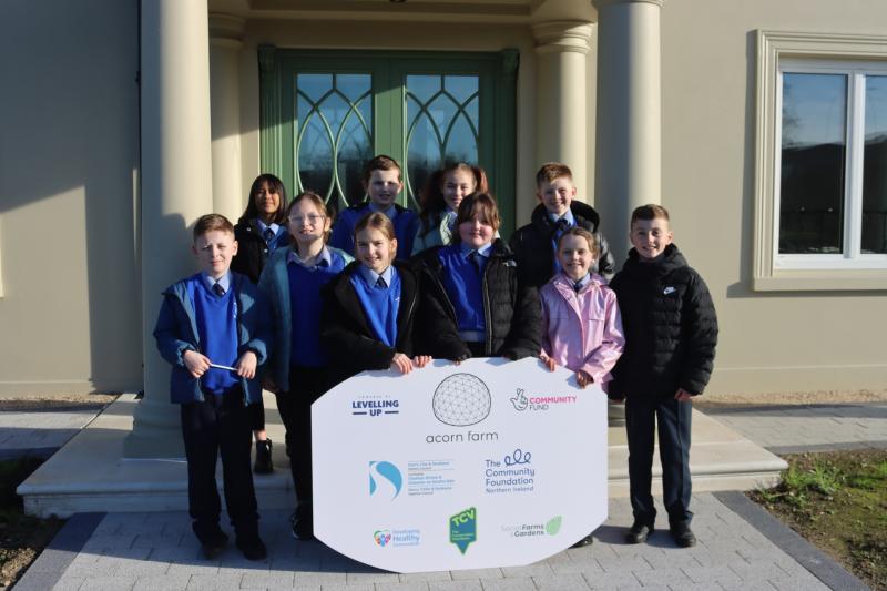 Derry pupils hands-on day of winter gardening at soft launch of Derry's Gate Lodge  