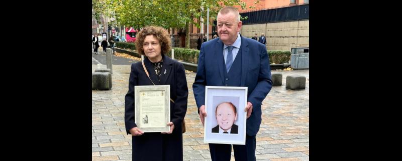 Billy McGreanery and Marjorie Roddy, nephew and niece of Billy McGreanery.