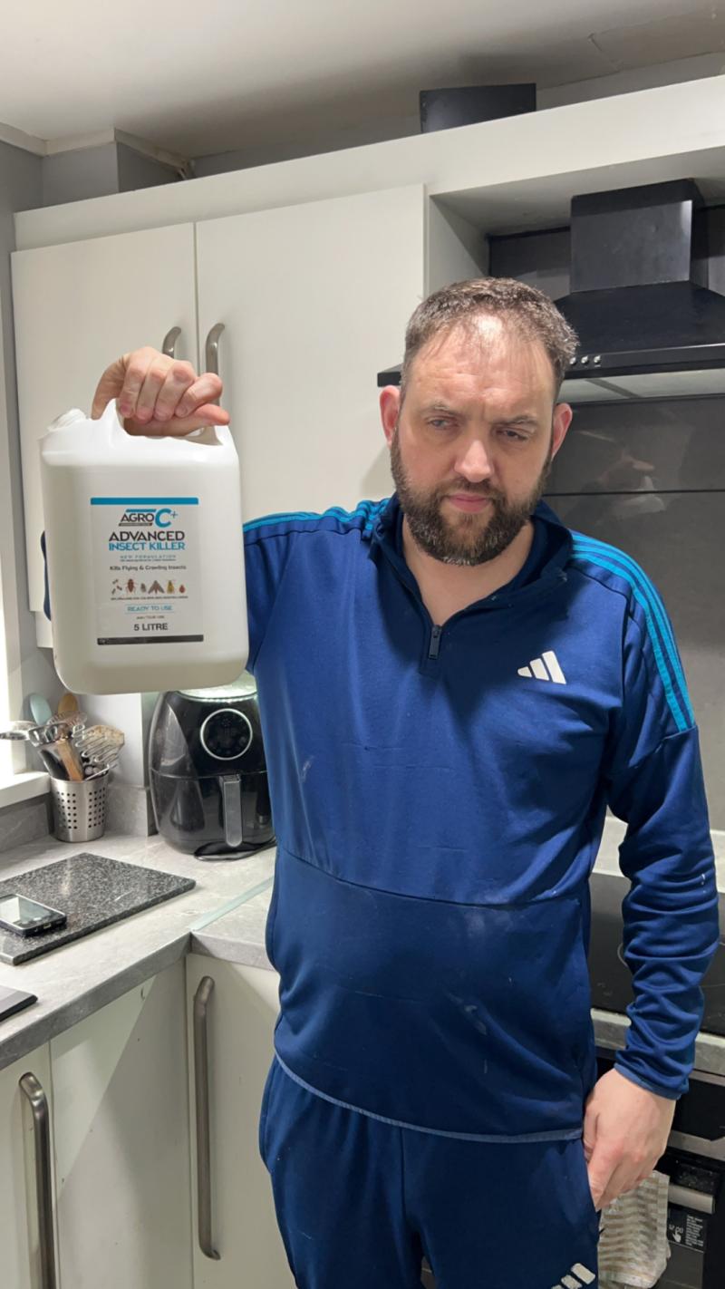 Blind man slams Housing Executive over mite infestation in his Limavady home