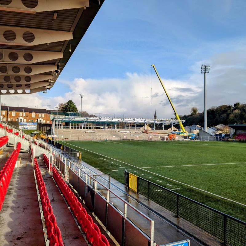 New stand at the Brandywell