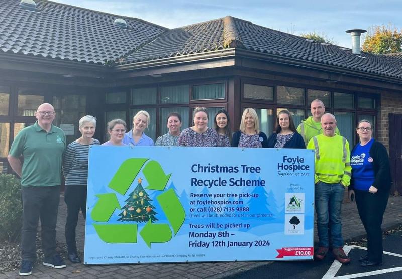 Derry public urged to make use of Christmas Tree Recycling Scheme
