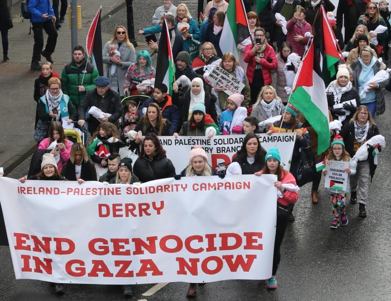 Derry IPSC calling on people to attend march in support of Gaza this weekend