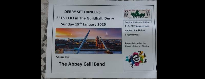 Derry City Set Dancing Club céilí in aid of Mayor's charity