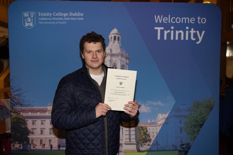 Two Derry students receive entrance awards from Trinity