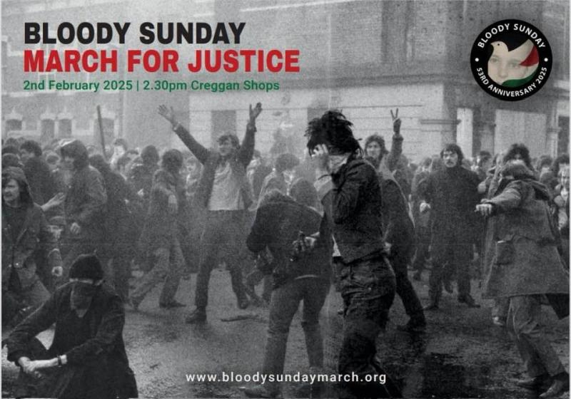Bloody Sunday March committee announce programme of events ahead of 53rd anniversary