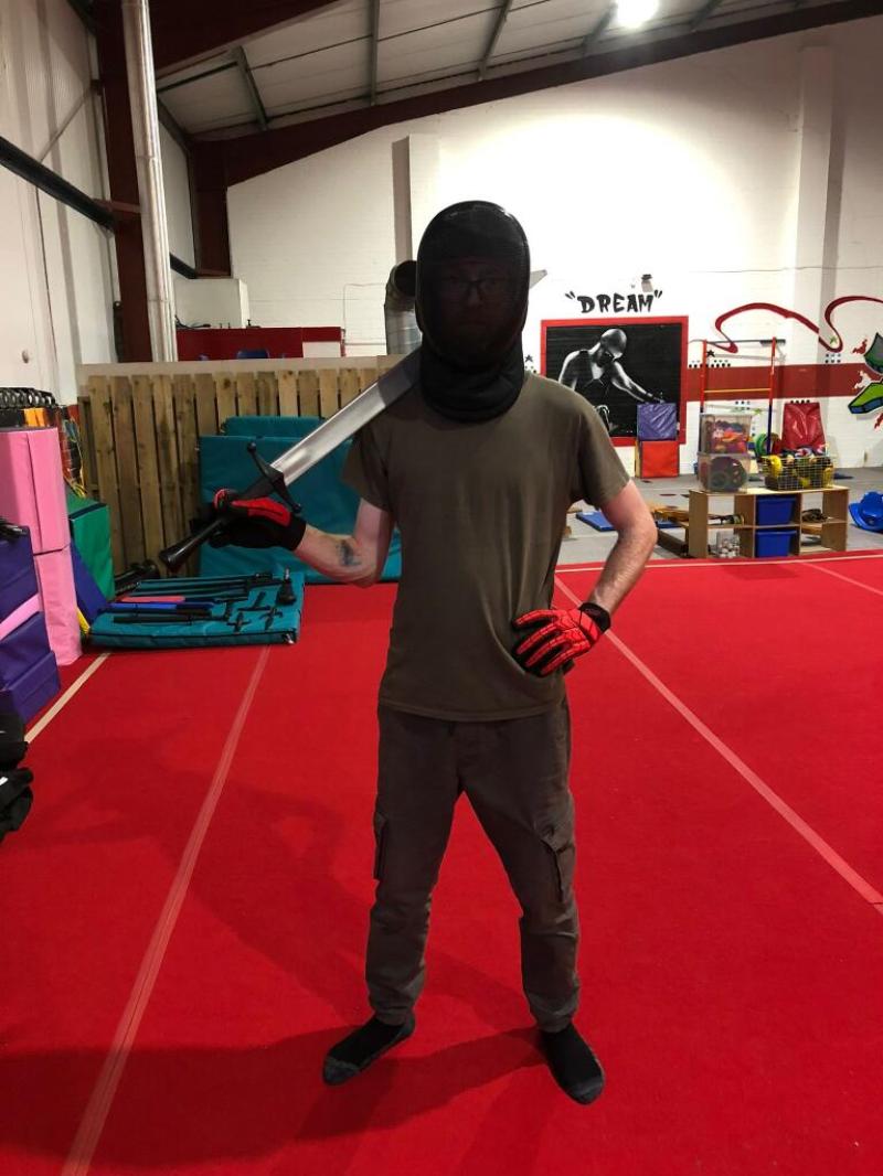 Derry sword fighting class