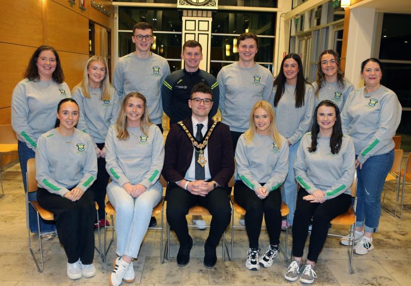 Mayor of Causeway Coast and Glens hosts Glenullin Gaelic Athletic Club Scor as they prepare for 2025 competitions 