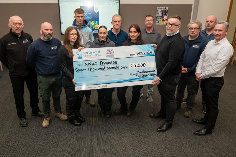 Local NWRC trainees awarded £1k scholarships from Irish Society