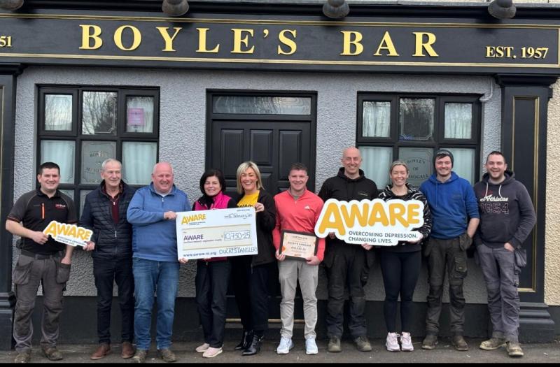 Lavey fundraisers take the leap for mental health, raising over £10,000 for AWARE NI