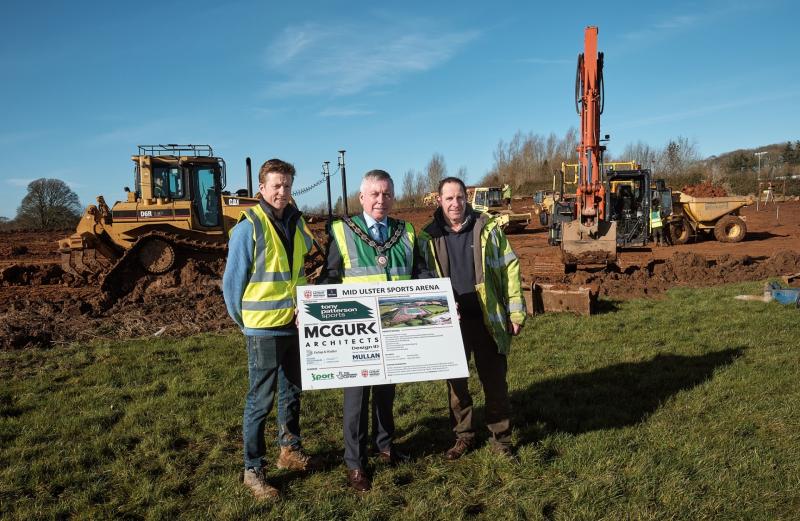 Mid Ulster Sports Arena improvements off the starting blocks