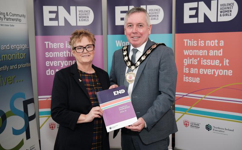 Mid Ulster Council Chair supports Ending Violence Against Women and Girls initiative