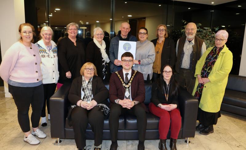 Mayor of Causeway Coast and Glens recognises the work of Roe Valley Ancestral Researchers