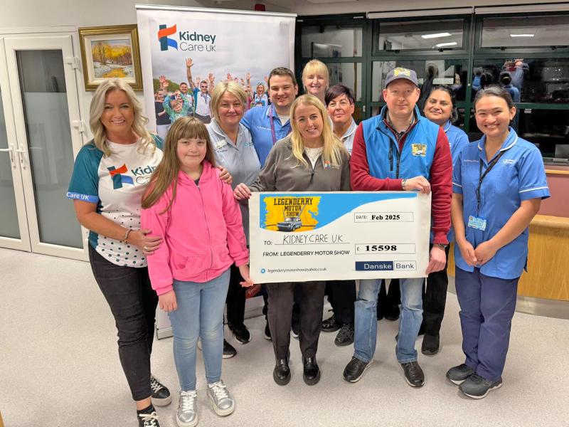 Legenderry Motor Show Raises Over &pound;15,000 for Kidney Care UK
