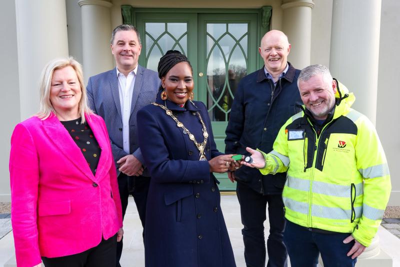 Handover of new St Columb’s Park Gate Lodge welcomed