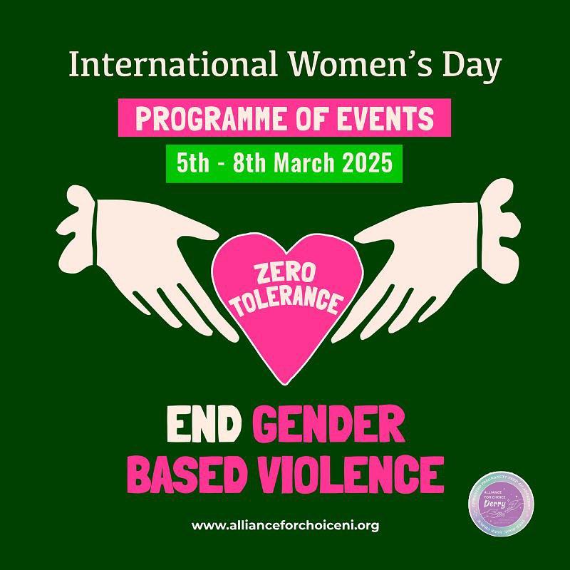 Mark International Women&rsquo;s Day 2025 with Alliance for Choice Derry
