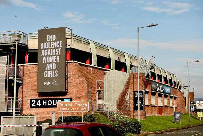 Billboard highlighting End Violence Against Women & Girls campaign unveiled in Derry