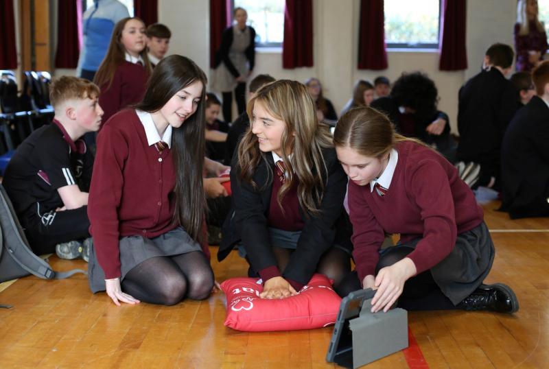 British Heart Foundation NI launch new life-saving tool for schools in Derry