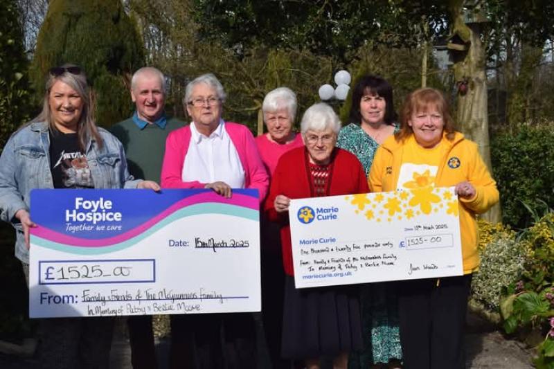 Ballykelly family raise funds for charities in memory of late brothers