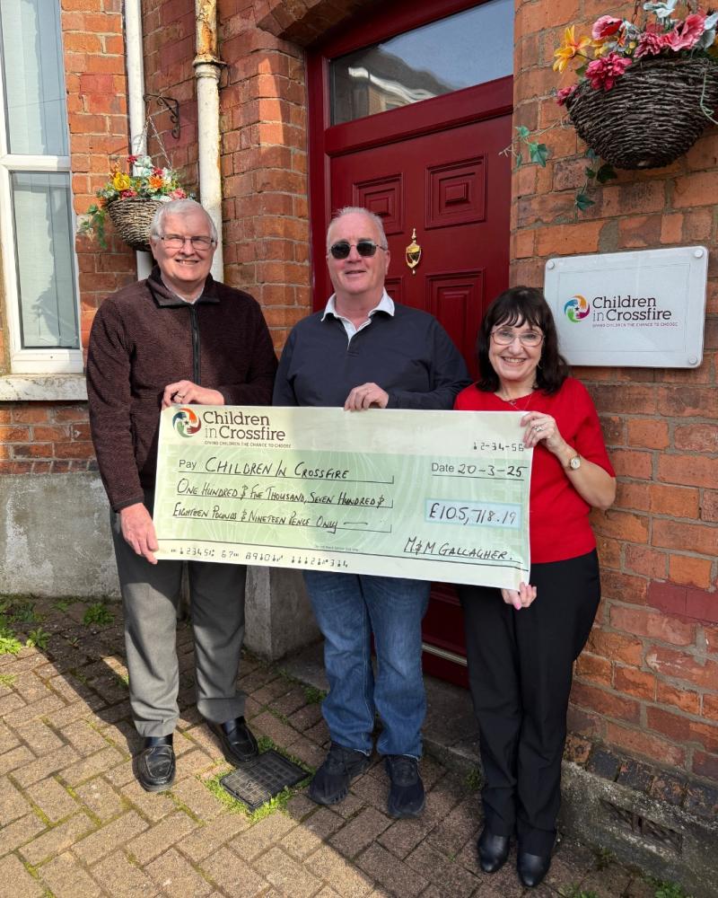 Children in Crossfire&rsquo;s Santa smashes through the &pound;100,000 mark