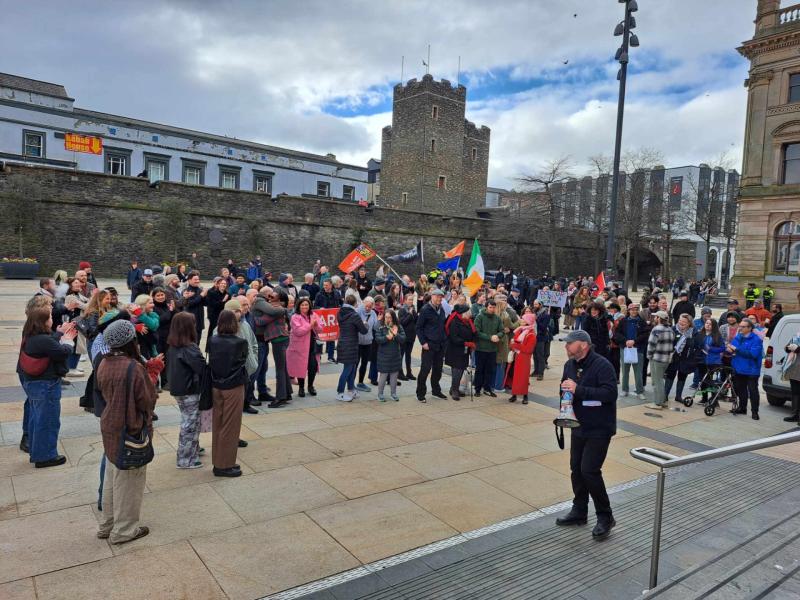 Derry anti-racism rally told &lsquo;far right not welcome&rsquo;