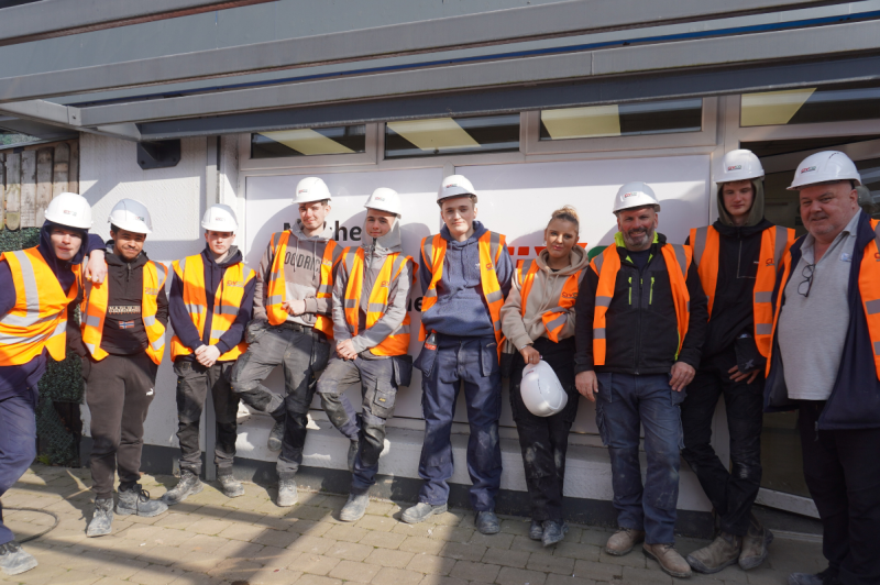 Students get exclusive behind-the-scenes tour of Maghera Public Realm Scheme