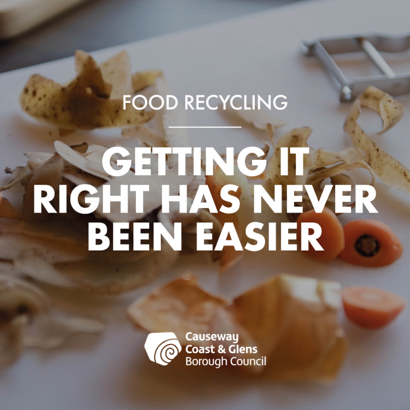 Causeway Council encourages residents to recycle their food waste correctly to help everyone