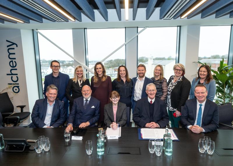 Alchemy announces ambitious growth plan during Secretary of State visit to Derry
